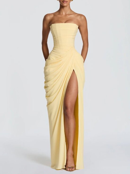 Baby Boo Dresses & Skirts - Baby Boo Fashion Cyra Maxi Dress Lemon